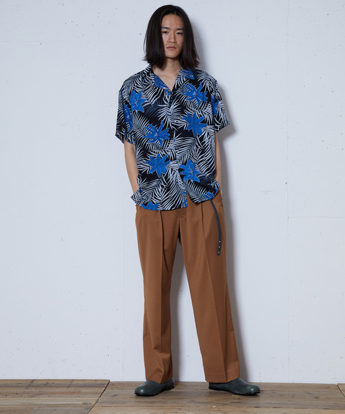 FACTOTUM（ファクトタム）の「【FACTOTUM】レインスプーナー　ハワイアンアロハシャツ（シャツ/ブラウス・メンズ・ブラック/グレー・44/46/48）」の5枚目の写真