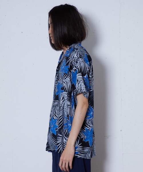 FACTOTUM（ファクトタム）の「【FACTOTUM】レインスプーナー　ハワイアンアロハシャツ（シャツ/ブラウス・メンズ・ブラック/グレー・44/46/48）」の7枚目の写真