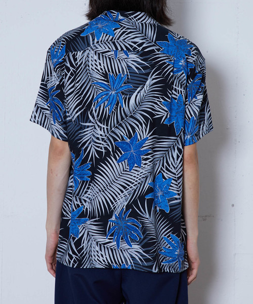 FACTOTUM（ファクトタム）の「【FACTOTUM】レインスプーナー　ハワイアンアロハシャツ（シャツ/ブラウス・メンズ・ブラック/グレー・44/46/48）」の9枚目の写真