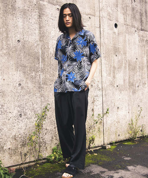 FACTOTUM（ファクトタム）の「【FACTOTUM】レインスプーナー　ハワイアンアロハシャツ（シャツ/ブラウス・メンズ・ブラック/グレー・44/46/48）」の11枚目の写真