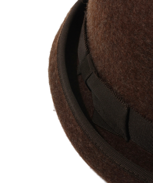 BEAMS BOY（ビームスボーイ）の「□BEAMS BOY / ロールアップ ボーラーハット（ハット・レディース・ブラウン/ネイビー・ONE SIZE）」の8枚目の写真