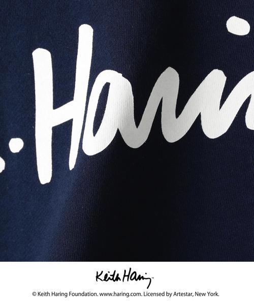 Keith Haring（キース・ヘリング）の「Keith Haring(キースへリング)プリントスウェットクルーネック（スウェット・メンズ・ネイビー・MEDIUM/LARGE/SMALL）」の10枚目の写真