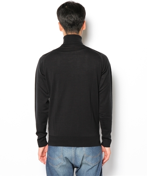 JOHN SMEDLEY（ジョンスメドレー）の「BELVOIR（ニット/セーター・メンズ・ブラック/ネイビー/グレー・MEDIUM/LARGE）」の5枚目の写真