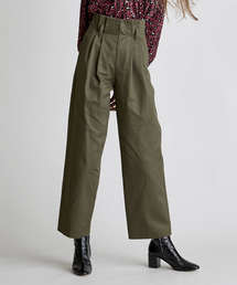 TRUNO by NOISE MAKER | ハイウエストヴィンテージチノタックパンツ(チノパンツ)