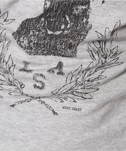 CASPER JOHN(キャスパージョン)の「【LOST ANGLE】DEER Tシャツ(Tシャツ/カットソー・メンズ・ネイビー/グレー・LARGE/MEDIUM/SMALL)」の9枚目の写真