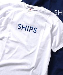 SU: 【SHIPS】 エンブロイダリー Tシャツ■