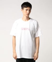 SU: 【SHIPS】 エンブロイダリー Tシャツ■