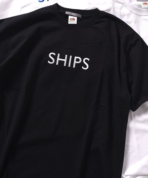SHIPS(シップス)の「SU: 【SHIPS】 エンブロイダリー Tシャツ■(Tシャツ/カットソー・メンズ・ホワイト/ホワイト系その他/ブラック/ネイビー/ホワイト系その他2・SMALL/MEDIUM/LARGE/X-LARGE)」の4枚目の写真