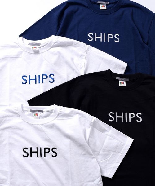 SHIPS(シップス)の「SU: 【SHIPS】 エンブロイダリー Tシャツ■(Tシャツ/カットソー・メンズ・ホワイト/ホワイト系その他/ブラック/ネイビー/ホワイト系その他2・SMALL/MEDIUM/LARGE/X-LARGE)」の7枚目の写真