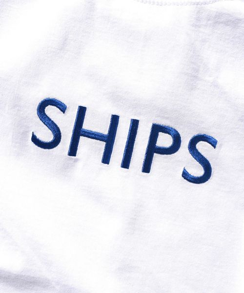 SHIPS(シップス)の「SU: 【SHIPS】 エンブロイダリー Tシャツ■(Tシャツ/カットソー・メンズ・ホワイト/ホワイト系その他/ブラック/ネイビー/ホワイト系その他2・SMALL/MEDIUM/LARGE/X-LARGE)」の11枚目の写真
