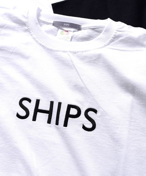 SHIPS(シップス)の「SU: 【SHIPS】 エンブロイダリー Tシャツ■(Tシャツ/カットソー・メンズ・ホワイト/ホワイト系その他/ブラック/ネイビー/ホワイト系その他2・SMALL/MEDIUM/LARGE/X-LARGE)」の14枚目の写真