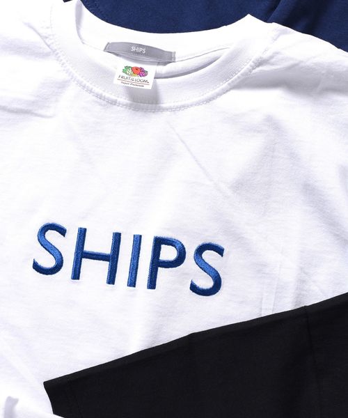 SHIPS(シップス)の「SU: 【SHIPS】 エンブロイダリー Tシャツ■(Tシャツ/カットソー・メンズ・ホワイト/ホワイト系その他/ブラック/ネイビー/ホワイト系その他2・SMALL/MEDIUM/LARGE/X-LARGE)」の15枚目の写真