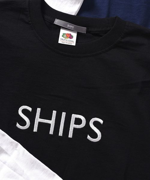 SHIPS(シップス)の「SU: 【SHIPS】 エンブロイダリー Tシャツ■(Tシャツ/カットソー・メンズ・ホワイト/ホワイト系その他/ブラック/ネイビー/ホワイト系その他2・SMALL/MEDIUM/LARGE/X-LARGE)」の17枚目の写真