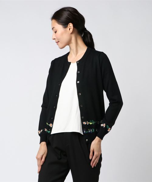 Paul Smith ポールスミス の フラワーエンブロイダリー カーディガン カーディガン ボレロ Wear Paul Smith ポールスミス の フラワーエンブロイダリー カーディガン カーディガン ボレロ Wear