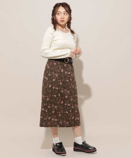 apres jour（アプレジュール）の「袖ボリュームワイドリブトップス【ZOZOTOWN限定アイテム】（ニット/セーター・レディース・ブラック/ベージュ/オフホワイト/ボルドー/スモークピンク・フリー）」の9枚目の写真