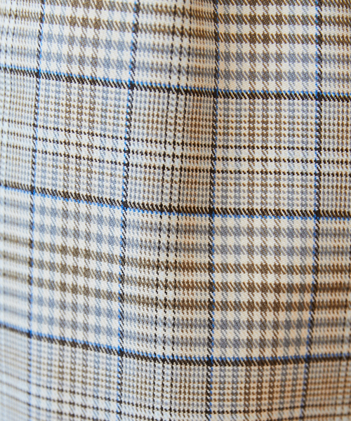 kutir(クティール)の「belted wide PT / ベルト付チェックワイドストレートパンツ(その他パンツ・メンズ・ベージュ系その他/ブラック/グレー系その他/ブラウン系その他/グリーン系その他/グレー系その他3/ベージュ系その他2/グレー系その他2・SMALL/MEDIUM/LARGE)」の21枚目の写真