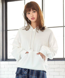 KOBE LETTUCE | ドロップショルダースウェットパーカ＊レディース/プルオーバー/オーバーシルエ/フード/トップス[C3436]神戸レタス(パーカー)