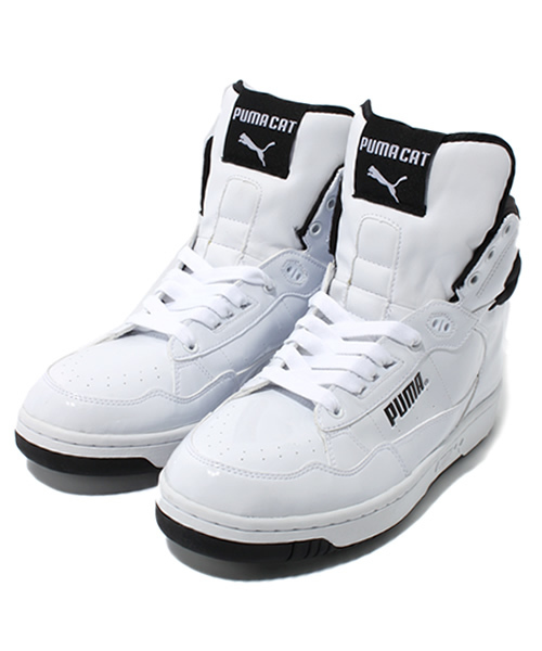 PUMA(プーマ)の「プーマキャット 2 SP (UNISEX) - puma archive(スニーカー・メンズ・ホワイト/ブラック/レッド・22.5cm/23cm/23.5cm/24cm/24.5cm/25cm/25.5cm/26cm/26.5cm/27cm/27.5cm/28cm/28.5cm/29cm/30cm/31cm)」の2枚目の写真