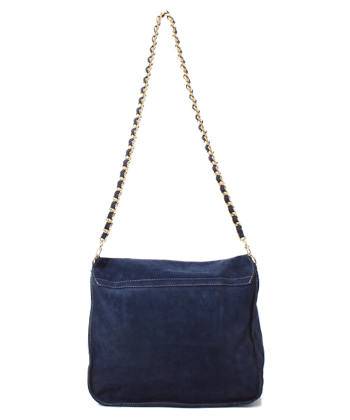 ROSE BUD（ローズバッド）の「(NARDELLI) F/83 SUEDE SQUARE SHOULDER BAG（ショルダーバッグ・レディース・ベージュ系その他/ネイビー・ONE SIZE）」の3枚目の写真