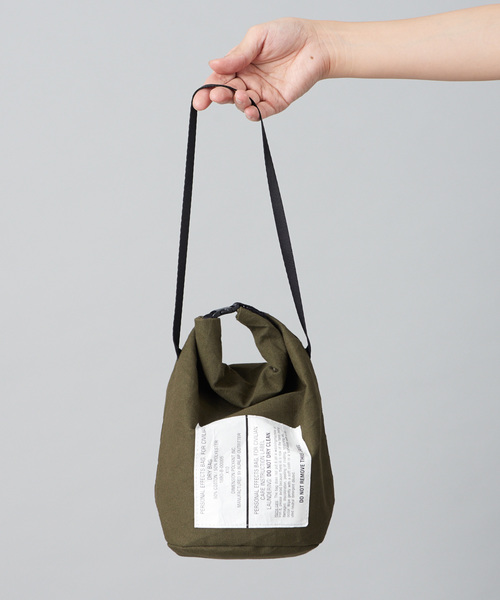 BURLAP OUTFITTER(バーラップアウトフィッター)の「【バーラップアウトフィッター】巾着ポシェット【WEB限定】(ショルダーバッグ・レディース・ホワイト/ブラック/オリーブ・FREE)」の9枚目の写真