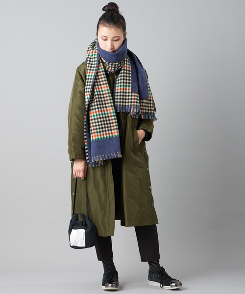 BURLAP OUTFITTER(バーラップアウトフィッター)の「【バーラップアウトフィッター】巾着ポシェット【WEB限定】(ショルダーバッグ・レディース・ホワイト/ブラック/オリーブ・FREE)」の8枚目の写真