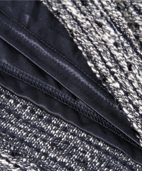 ROPE' PICNIC(ロペピクニック)の「【着丈が選べる】ツイードジャガード切替ワンピース(レギュラー丈)(ワンピース・レディース・ネイビー/ブラック/ベージュ・38/40)」の11枚目の写真