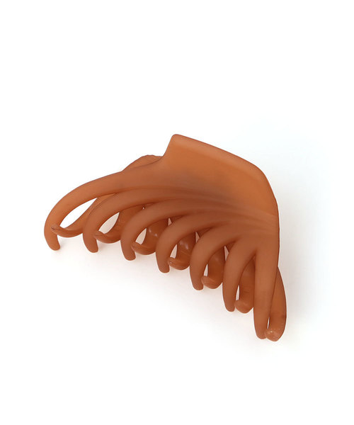 colleca la（コレカラ）の「マットシアーバンスクリップ（バレッタ/ヘアクリップ・レディース・ブラウン/グレー・ﾌﾘ-）」の7枚目の写真