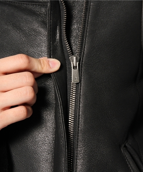 'PalinkA（パリンカ）の「Baby LambムートンライダースJK（その他アウター・レディース・ブラック・36/38）」の11枚目の写真