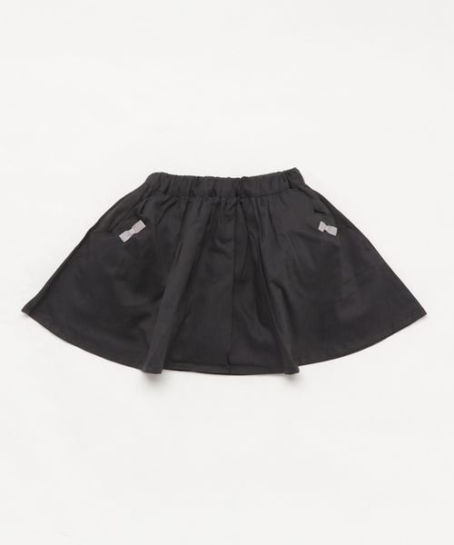 BeBe(ベベ)の「BeBe/ヘリンボーンスカートパンツ(その他パンツ・キッズ・ブラック/グリーン・100/110/120/130/140/150/90)」の1枚目の写真
