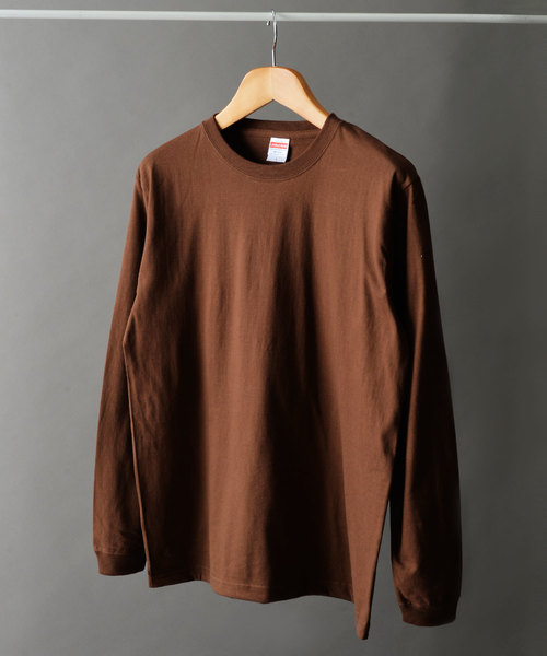 United Athle(ユナイテッドアスレ)の「【United Athle】5.6oz Long Sleeve TEE(Tシャツ/カットソー・メンズ・ホワイト/ブラック/グレー/チャコールグレー/ブラウン/ネイビー/レッド・SMALL/MEDIUM/LARGE/X-LARGE)」の1枚目の写真