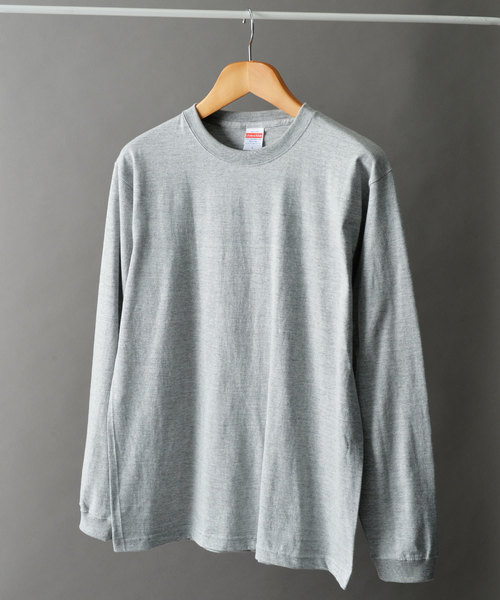 United Athle(ユナイテッドアスレ)の「【United Athle】5.6oz Long Sleeve TEE(Tシャツ/カットソー・メンズ・ホワイト/ブラック/グレー/チャコールグレー/ブラウン/ネイビー/レッド・SMALL/MEDIUM/LARGE/X-LARGE)」の6枚目の写真