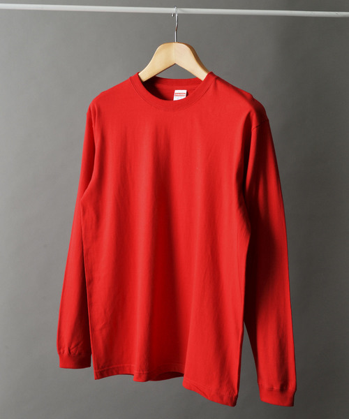 United Athle(ユナイテッドアスレ)の「【United Athle】5.6oz Long Sleeve TEE(Tシャツ/カットソー・メンズ・ホワイト/ブラック/グレー/チャコールグレー/ブラウン/ネイビー/レッド・SMALL/MEDIUM/LARGE/X-LARGE)」の2枚目の写真