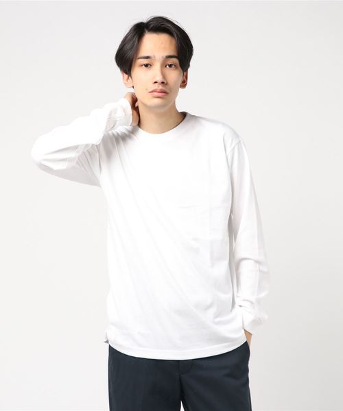 United Athle(ユナイテッドアスレ)の「【United Athle】5.6oz Long Sleeve TEE(Tシャツ/カットソー・メンズ・ホワイト/ブラック/グレー/チャコールグレー/ブラウン/ネイビー/レッド・SMALL/MEDIUM/LARGE/X-LARGE)」の8枚目の写真