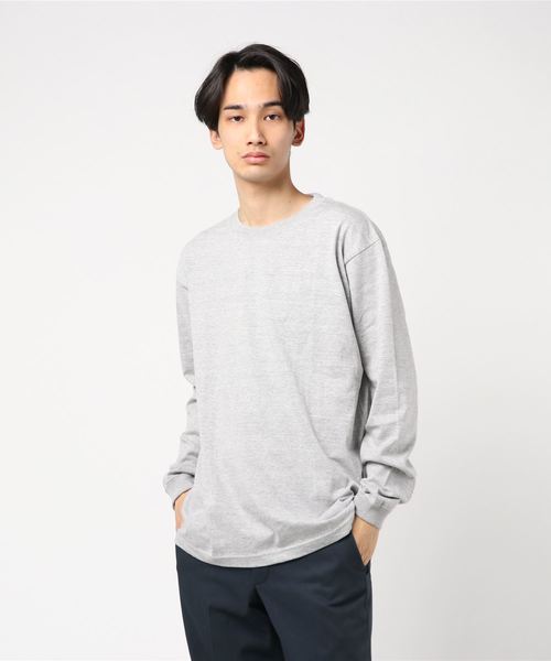 United Athle(ユナイテッドアスレ)の「【United Athle】5.6oz Long Sleeve TEE(Tシャツ/カットソー・メンズ・ホワイト/ブラック/グレー/チャコールグレー/ブラウン/ネイビー/レッド・SMALL/MEDIUM/LARGE/X-LARGE)」の11枚目の写真
