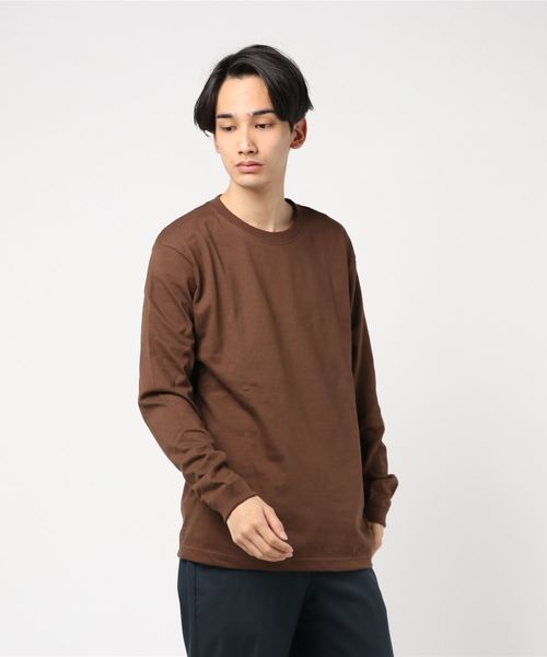 United Athle(ユナイテッドアスレ)の「【United Athle】5.6oz Long Sleeve TEE(Tシャツ/カットソー・メンズ・ホワイト/ブラック/グレー/チャコールグレー/ブラウン/ネイビー/レッド・SMALL/MEDIUM/LARGE/X-LARGE)」の12枚目の写真