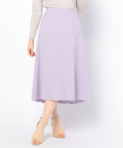 NOLLEY’S Sophi（ノーリーズソフィ）の「サラサラバックスリットスカート（スカート・レディース・ネイビー/ラベンダー/ベージュ・38/34/36）」の3枚目の写真