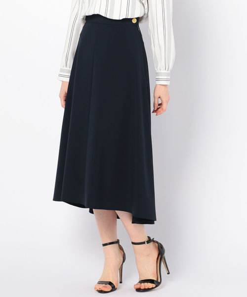 NOLLEY’S Sophi（ノーリーズソフィ）の「サラサラバックスリットスカート（スカート・レディース・ネイビー/ラベンダー/ベージュ・38/34/36）」の2枚目の写真