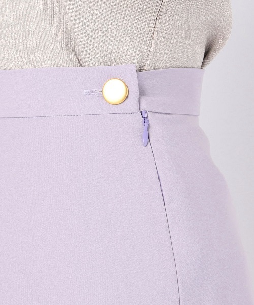 NOLLEY’S Sophi（ノーリーズソフィ）の「サラサラバックスリットスカート（スカート・レディース・ネイビー/ラベンダー/ベージュ・38/34/36）」の9枚目の写真