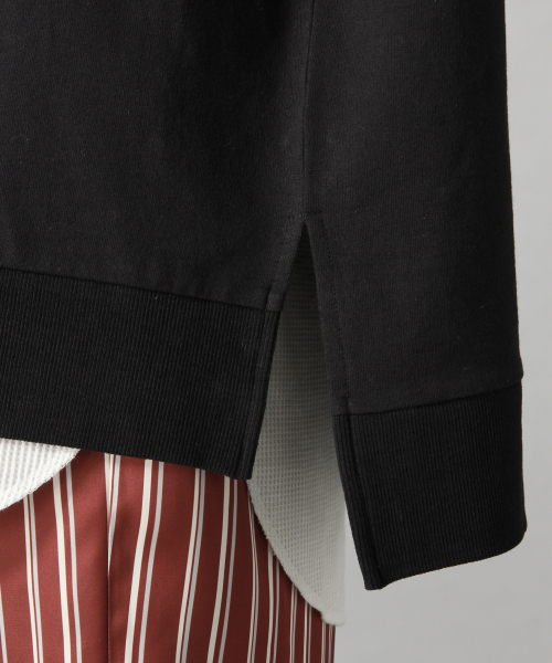 LOWRYS FARM（ローリーズファーム）の「フードフレンチスリーブ　837706（Tシャツ/カットソー・レディース・パープル/オフホワイト/ブラック/ベージュ・FREE）」の9枚目の写真