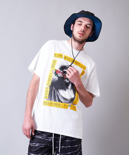JACKROSE(ジャックローズ)の「JE・フラワー刺繍・JESUS CHRIST Tシャツ(Tシャツ/カットソー・メンズ・ホワイト/ブラック・M/L/XL)」の19枚目の写真