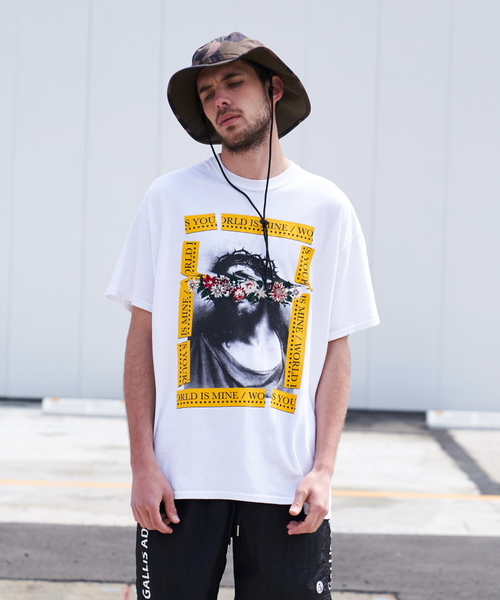 JACKROSE(ジャックローズ)の「JE・フラワー刺繍・JESUS CHRIST Tシャツ(Tシャツ/カットソー・メンズ・ホワイト/ブラック・M/L/XL)」の22枚目の写真