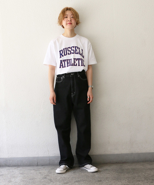 notch.(ノッチ)の「ハイウェストストレートデニム(デニムパンツ・レディース・ブラック/オフホワイト/ブルー/ネイビー・TL/M/L/TM)」の16枚目の写真