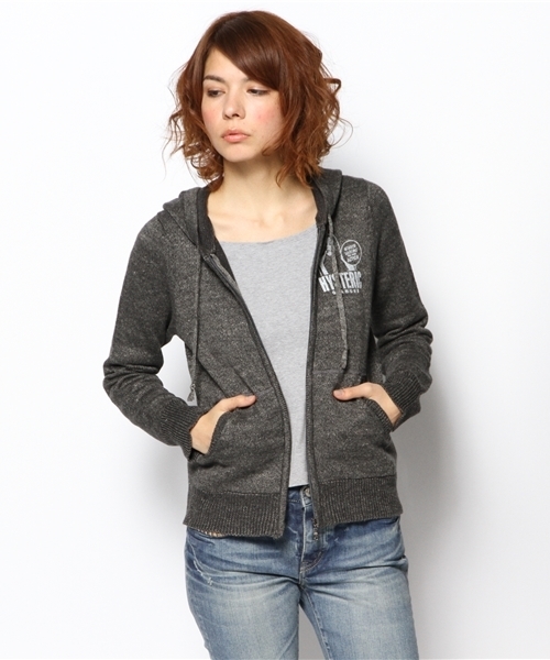 HYSTERIC GLAMOUR（ヒステリックグラマー）の「HOT NYMPHS pt PK（カーディガン/ボレロ・レディース・イエロー/ネイビー/チャコールグレー・FREE）」の9枚目の写真