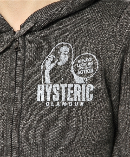 HYSTERIC GLAMOUR（ヒステリックグラマー）の「HOT NYMPHS pt PK（カーディガン/ボレロ・レディース・イエロー/ネイビー/チャコールグレー・FREE）」の13枚目の写真