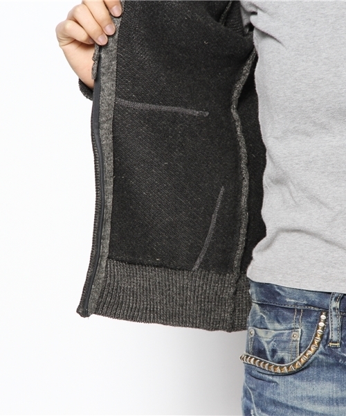 HYSTERIC GLAMOUR（ヒステリックグラマー）の「HOT NYMPHS pt PK（カーディガン/ボレロ・レディース・イエロー/ネイビー/チャコールグレー・FREE）」の7枚目の写真