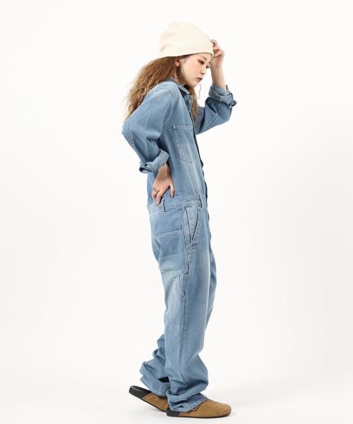 セール】JUNGLE STORM デニムオールインワン ジャンプスーツ（つなぎ