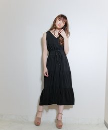 LIPSERVICE | コルセットベルトSETティアードロングワンピース(ワンピース)
