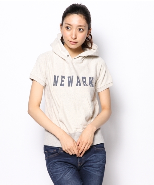 CIAOPANIC（チャオパニック）の「【Ciaopanic】ロゴ半袖フードTEE（パーカー・レディース・アイボリー/グレー/ネイビー・FREE）」の12枚目の写真