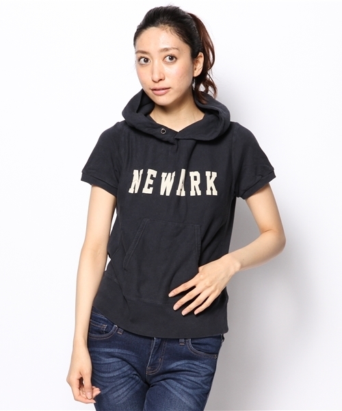 CIAOPANIC（チャオパニック）の「【Ciaopanic】ロゴ半袖フードTEE（パーカー・レディース・アイボリー/グレー/ネイビー・FREE）」の3枚目の写真