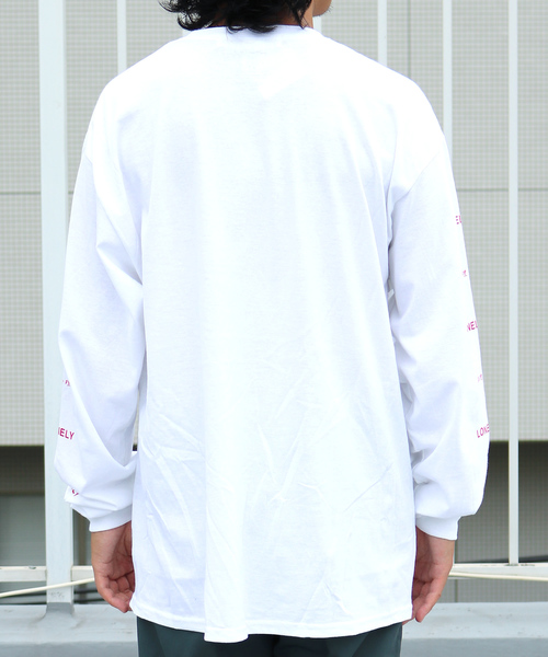 ホワイト XLサイズ LONELY 論理 ロンリー pop up限定 長谷部トム 